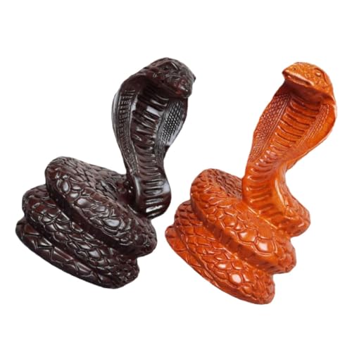 LOLIPPYY 2stücke Holz Schlangenstatue Kleine Figur Chinesische Tierkreiszeichen Dekoration Für Zuhause Büro Schlangenfigur Als Schatzspender LOLIPPYY 2stücke Holz Schlangenstatue Kleine Figur Chinesische Tierkreiszeichen Dekoration Für Zuhause Büro Schlangenfigur Als Schatzspender von LOLIPPYY