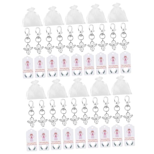 LOLIPPYY 20 Sätze Schutzengel Schlüsselanhänger mit Aufbewahrungsbeuteln Dekorative Anhänger für Taschen und Rucksäcke Dankeschön Geschenke für Pflegepersonal Einfache Befestigung Glatte LOLIPPYY 20 Sätze Schutzengel Schlüsselanhänger mit Aufbewahrungsbeuteln Dekorative Anhänger für Taschen und Rucksäcke Dankeschön Geschenke für Pflegepersonal Einfache Befestigung Glatte von LOLIPPYY