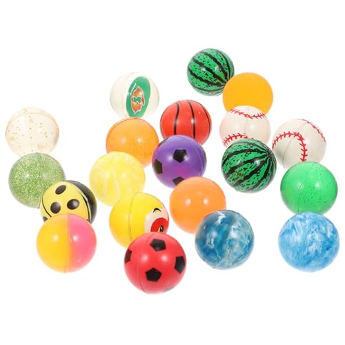 LOLIPPYY 20 Stück Teiliges Bunte Springbälle aus Sicherem Gummi Stressabbauende Tragbare Hüpfspielzeuge für Jungen und Mädchen für Party Schule und Freizeitspaß LOLIPPYY 20 Stück Teiliges Bunte Springbälle aus Sicherem Gummi Stressabbauende Tragbare Hüpfspielzeuge für Jungen und Mädchen für Party Schule und Freizeitspaß von LOLIPPYY