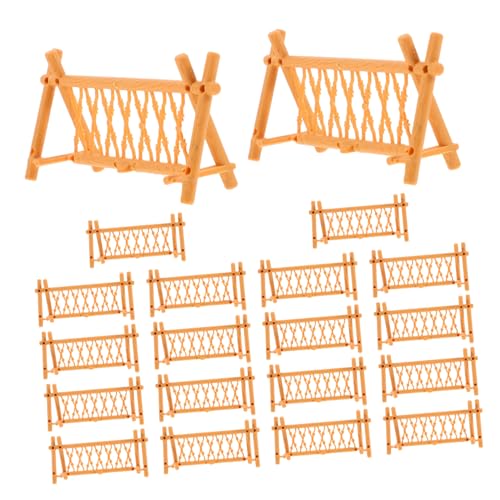 LOLIPPYY 20 Stück Teiliges Miniatur Gartenzaun aus Robustem Kunststoff Hohe Miniaturzäune für Sandtisch Puppenhaus und DIY Mikro Landschaft Gelbe Mini Gartendekoration und Spielzeugzaun LOLIPPYY 20 Stück Teiliges Miniatur Gartenzaun aus Robustem Kunststoff Hohe Miniaturzäune für Sandtisch Puppenhaus und DIY Mikro Landschaft Gelbe Mini Gartendekoration und Spielzeugzaun von LOLIPPYY