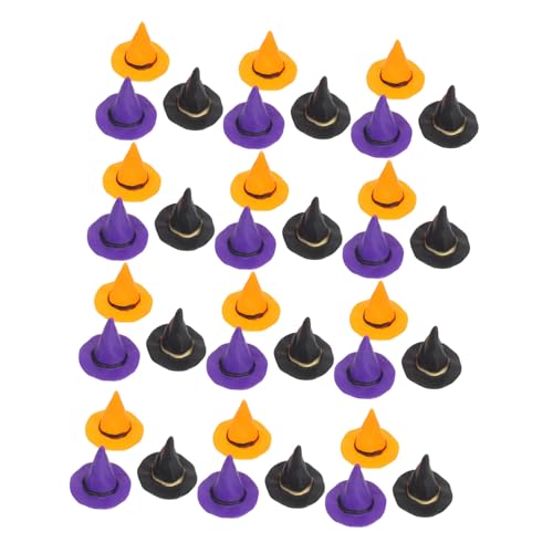 LOLIPPYY 36 Stück Teiliges Miniatur Hexenhüte Kunststoff Bunte Kleine Zauberer Hüte für Halloween DIY Dekoration Puppenhaus Bastelprojekte Zubehör LOLIPPYY 36 Stück Teiliges Miniatur Hexenhüte Kunststoff Bunte Kleine Zauberer Hüte für Halloween DIY Dekoration Puppenhaus Bastelprojekte Zubehör von LOLIPPYY