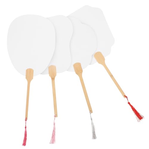 LOLIPPYY 4 Stück Teiliges Klassischer Papier handfächer Blanko DIY Bemalbar Runde Graffiti Fächer Tragbar Langlebig für Dekoration Hochzeit Bühnenrequisiten Geschenkidee LOLIPPYY 4 Stück Teiliges Klassischer Papier handfächer Blanko DIY Bemalbar Runde Graffiti Fächer Tragbar Langlebig für Dekoration Hochzeit Bühnenrequisiten Geschenkidee von LOLIPPYY