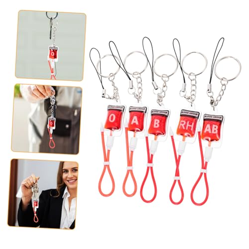 LOLIPPYY 5 Stück Halloween Schlüsselanhänger Teiliges Blutgruppen Anhänger aus Horror Party Deko für Schlüssel Taschen Rucksack Handys Langlebig Modisch Vielseitig Verwendbar LOLIPPYY 5 Stück Halloween Schlüsselanhänger Teiliges Blutgruppen Anhänger aus Horror Party Deko für Schlüssel Taschen Rucksack Handys Langlebig Modisch Vielseitig Verwendbar von LOLIPPYY
