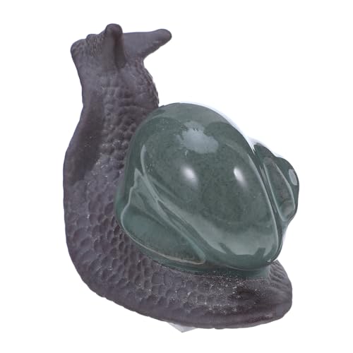 LOLIPPYY Keramik Schnecken Figurine Desktop Bonsai Mikro Landschaft Ornament Langlebige Keramik Harmonische Gartendekoration für Balkon Blumenübertöpfe Innenräume Friedliche Atmosphäre LOLIPPYY Keramik Schnecken Figurine Desktop Bonsai Mikro Landschaft Ornament Langlebige Keramik Harmonische Gartendekoration für Balkon Blumenübertöpfe Innenräume Friedliche Atmosphäre von LOLIPPYY