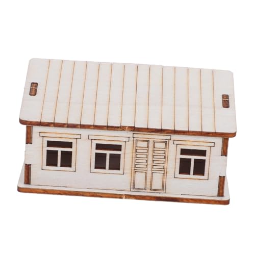 LOLIPPYY Kleines Holzhaus Bausatz zum Bemalen Unfertiges Miniatur Holzblockhaus für Weihnachtsdeko DIY Holzmodell Blockhaus für Innen Außendekoration für Modellhaus Liebhaber LOLIPPYY Kleines Holzhaus Bausatz zum Bemalen Unfertiges Miniatur Holzblockhaus für Weihnachtsdeko DIY Holzmodell Blockhaus für Innen Außendekoration für Modellhaus Liebhaber von LOLIPPYY