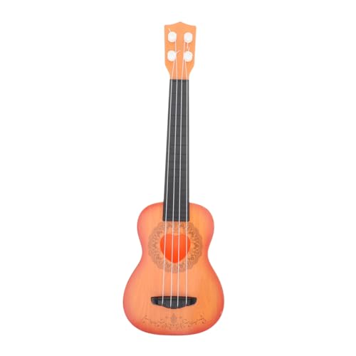 LOLIPPYY Simulierte Ukulele Retro Holzoptik Musikinstrument Gitarre Lernspielzeug Robust für Jungen Mädchen Musikförderung LOLIPPYY Simulierte Ukulele Retro Holzoptik Musikinstrument Gitarre Lernspielzeug Robust für Jungen Mädchen Musikförderung von LOLIPPYY