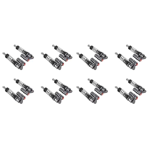 LOLPALONE 16x hydraulischer Stoßdämpfer 'Legierungsstoßdämpfer 1:10 RC für 1/10 Axial Scx10 90022 90028 90021 D90 von LOLPALONE