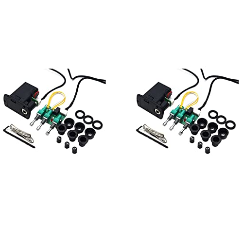 LOLPALONE 2 Equalizer für klassische, akustische Gitarre, ein 3-Band, EQ Preamp Concise Bass Tone Lautstärke einstellbar Violett Pickup von LOLPALONE