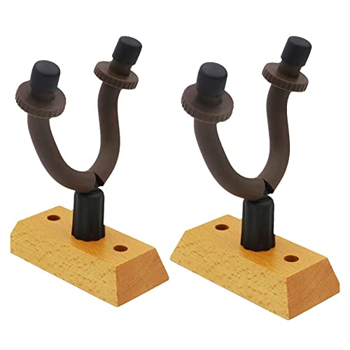 LOLPALONE 2 Stück Guitar Hanger Gitarrenständer für Gitarren aller Größen für Akustik-, - und Bassgitarren von LOLPALONE