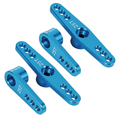 LOLPALONE 2 x 25T RC Aluminium-Akustik für Futaba Savox Xcore HD Power RC Tools, blau von LOLPALONE