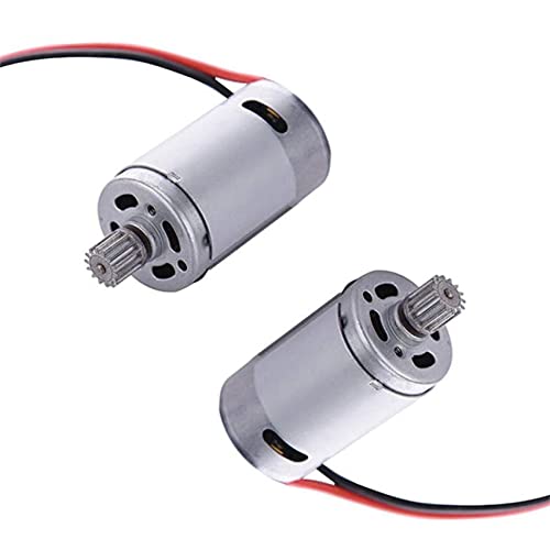 LOLPALONE 2X 15-DJ01 390 Motor mit Getriebeteilen für S911 S912 9115 9116 RC Auto 390 Motor Bürsten Motor Ersetzen von LOLPALONE