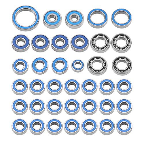 LOLPALONE 38 Stück Lager-Satz eine Kugel mit Gummidichtung für Axial SCX10 III AXI03007 1/10 RC Crawler Auto Upgrades Ersatzteile Zubehör von LOLPALONE