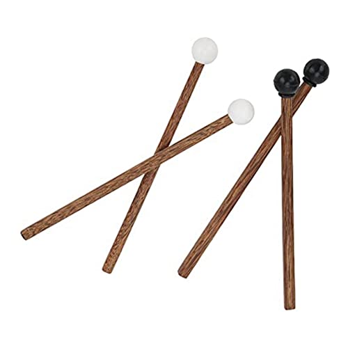 LOLPALONE 4 Drumsticks mit Zunge aus Gummi für Schlagzeuger und Praktiker für Kinder von LOLPALONE