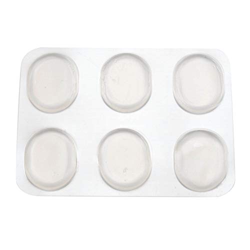 LOLPALONE 6 Stück/Set Stummes Band Puffer Stoßdämpfer Pads Lace Schalldämpfer Stummschaltung Transparent Schlagzeug Zubehör von LOLPALONE