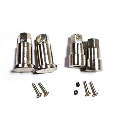 LOLPALONE D12 5Mm Metall Vorne und Hinten VerküRzt Combiner Radnabe Sechskant Adapter Upgrades ZubehöR für D12 1/10 RC Auto Teile von LOLPALONE