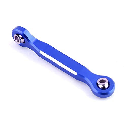 LOLPALONE Lenkung Servo GestäNge Aus Aluminium Legierung, Spur Stange für 1/5 Xmaxx 6S 8S RC Upgrade ZubehöR Teile, Blau von LOLPALONE