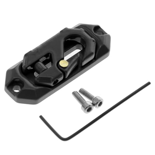 LOLPALONE Montageplatte der Winde-Steuerung Metallwinde Haken Recovery Tool Geeignet für Ersatzzubehör für RC Axail SCX10 TRX4 Schwarz von LOLPALONE