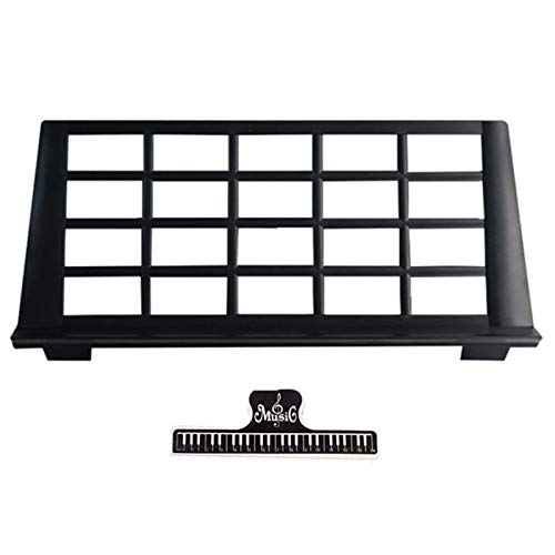 LOLPALONE Zubehör für Tastaturständer für Musikinstrumente für Blätter, langlebig, tragbar, inklusive 1 Musikbuch-Clip LOLPALONE Zubehör für Tastaturständer für Musikinstrumente für Blätter, langlebig, tragbar, inklusive 1 Musikbuch-Clip von LOLPALONE