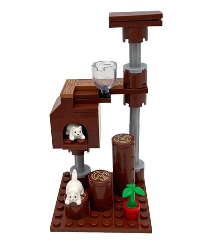 LONESTAR Bricks Klemmbausteine | City Bausatz KRATZBAUM mit Katzen | Marktführer kompatibel | DIY von LONESTAR