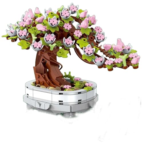 LONESTAR I Bonsai Klemmbausteine I 462 Teile I 21 cm, 16 cm, 14 cm I kompatibel mit den Marktführern von LONESTAR