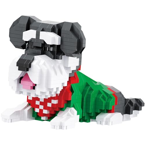 LONESTAR I Marke Balody I Mini Klemmbausteine I Nanoblocks I 3D Puzzle I Hunde I Schnauzer von LONESTAR