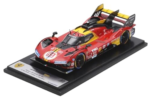 LOOKSMART 1/43 Ferrari 499P AF Korsika 2024 Stunden Le Mans 3. Platz #51 A. Pierre Guidy/J. Karado/A.J. Jovinazzi Fertigprodukt von LOOKSMART