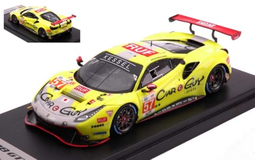 Modell Leiter kompatibel mit FERRARI 488 GTE EVO N.57 LE MANS 2023 KIMURA/HUFFAKER/ERRA 1:43 LOOKSMART LSLM165 von LOOKSMART