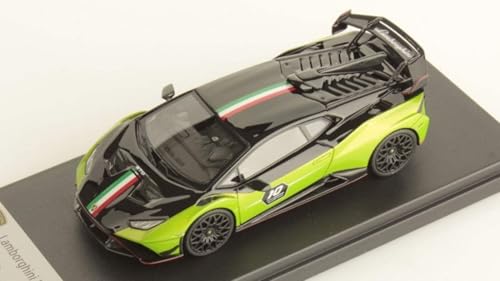 Modell Leiter kompatibel mit Lamborghini Huracan Sto SC 10th Anniversary Grün/Schwarz 1:43 LOOKSMART LS523SC von LOOKSMART