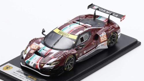 Modell in Maßstab Looksmart kompatibel mit FERRARI 296 GT3 N.155 LE MANS 2024 LAURSEN-TAYLOR 1:43 Treppenmodell LSLM186 241220 von LOOKSMART