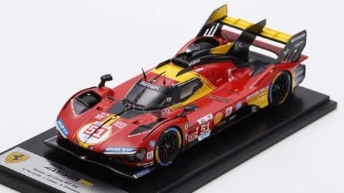 Modell in Maßstab Looksmart kompatibel mit Ferrari 499P N.51 3rd LE MANS 2024 PIER GUIDI-CALADO-GIOVINAZZI 1:43 Modell SCALE LSLM183 241220 von LOOKSMART