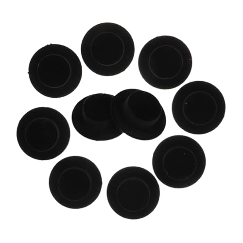 LOORGVEL 15 Stück Teiliges Mini aus Harz und Velours für Puppen DIY Basteln Party Deko Schwarze Kleine Hüte für Weihnachts und Halloween Dekoration LOORGVEL 15 Stück Teiliges Mini aus Harz und Velours für Puppen DIY Basteln Party Deko Schwarze Kleine Hüte für Weihnachts und Halloween Dekoration von LOORGVEL