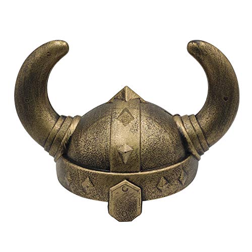 LOOYAR Wikinger Mittelalter Mittelalter Wikinger Alter Gehörnter Wikinger Helm Berserker Soldat Krieger Kostüm Hut Sallet Erwachsene Spielzeug für Schlacht Spielen Halloween Cosplay LARP von LOOYAR