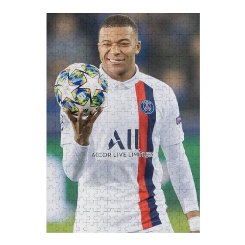 Mbappe Madrid 300 Teile Wooden Puzzles Für Erwachsene Puzzles 300 Teile Puzzles Für Erwachsene Puzzle Schwierig Und Herausfordernd (40x28) cm von LOPUCK