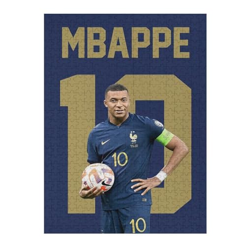 Mbappe Puzzles Für Erwachsene 500-teilige Puzzles 500-teilige Puzzles Für Erwachsene Wooden Puzzlespiele Spielzeug Geschenk Für Heimtextilien (52x38) cm von LOPUCK