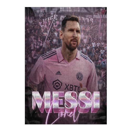 Messi 300-teiliges Puzzle Für Erwachsene - Wooden Puzzles 300-teiliges Puzzle Für Erwachsene | Rätsel (40x28) cm von LOPUCK