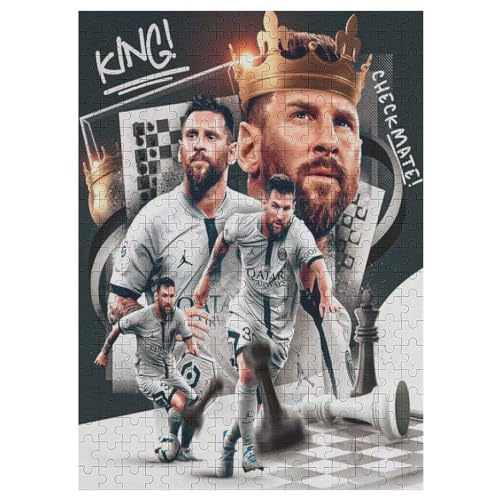 Messi 300-teiliges Puzzle Für Erwachsene - Wooden Puzzles 300-teiliges Puzzle Für Erwachsene | Rätsel 300 PCS von LOPUCK