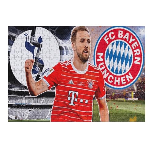 Puzzles 300 Teile Kane Puzzle Erwachsene Puzzle Fußballer Wooden Puzzle Bildung Spiel Spielzeug Familie Dekoration 300PCS (40x28cm) von LOPUCK