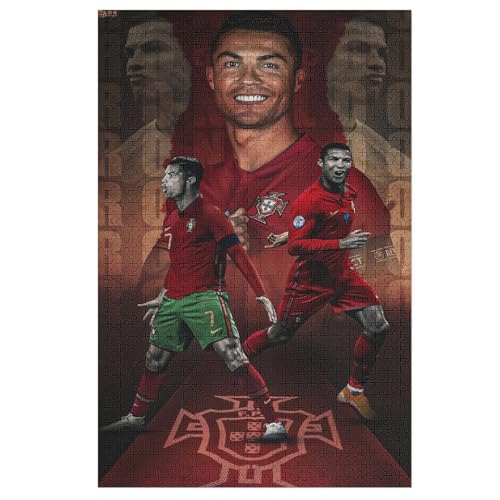 Ronaldo 1000-teiliges Puzzle Für Erwachsene - Wooden Puzzles 1000-teiliges Puzzle Für Erwachsene | Rätsel 1000 PCS von LOPUCK