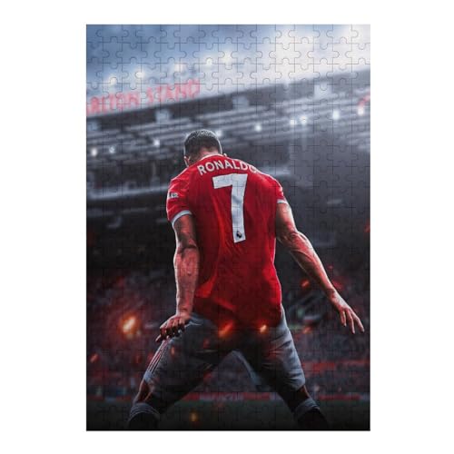 Ronaldo 300 Puzzleteile Für Erwachsene, Puzzlespiele Zum Stressabbau Und Einzigartige Geschenke Puzzles (40x28) cm von LOPUCK