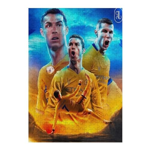 Ronaldo 300 Teile Wooden Puzzles Für Erwachsene Puzzles 300 Teile Puzzles Für Erwachsene Puzzle Schwierig Und Herausfordernd (40x28) cm von LOPUCK