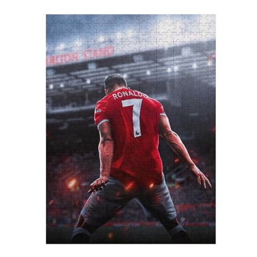 Ronaldo 500 Puzzleteile Für Erwachsene, Puzzlespiele Zum Stressabbau Und Einzigartige Geschenke Puzzles (52x38) cm von LOPUCK