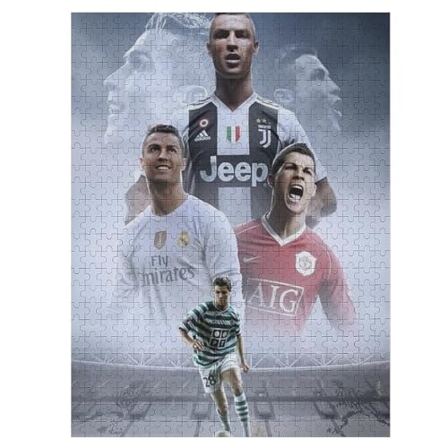 Ronaldo 500-teiliges Puzzle Für Erwachsene - Wooden Puzzles 500-teiliges Puzzle Für Erwachsene | Rätsel 500 PCS von LOPUCK