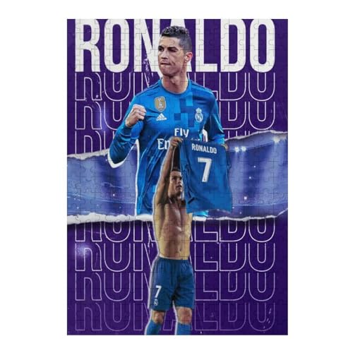 Ronaldo Puzzle - Puzzles Für Erwachsene 300 | Wooden Puzzles 300 Teile Für Erwachsene | Rätsel | Rätsel (40x28) cm von LOPUCK