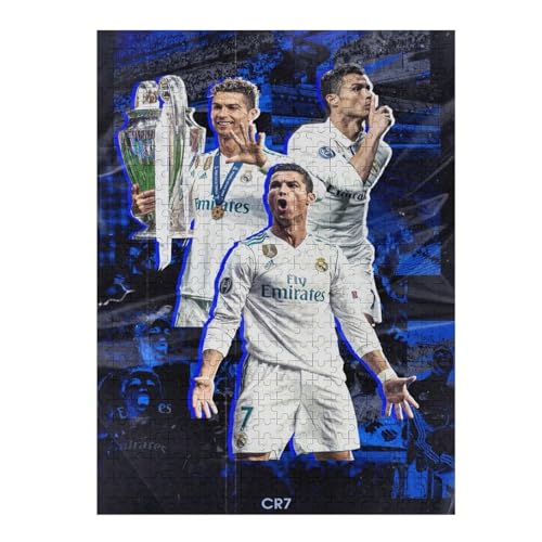 Ronaldo Puzzle - Puzzles Für Erwachsene 500 | Wooden Puzzles 500 Teile Für Erwachsene | Rätsel | Rätsel (52x38) cm von LOPUCK