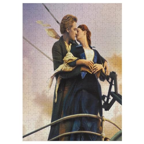 Titanic Puzzles 300 Teile Puzzle Jungen Und Mädchen Puzzle Filmplakat Puzzles Lernspiele Spielzeug Familiendekoration 300 PCS von LOPUCK