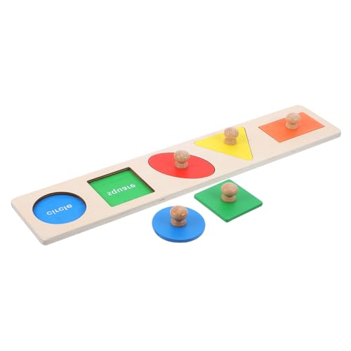 LOPUNER Montessori Holz Steckpuzzle Teilig Lernspielzeug mit Griff Geometrische Formen Farben Sortierspielzeug zur Frühkindlichen Geeignet für Kleinkinder LOPUNER Montessori Holz Steckpuzzle Teilig Lernspielzeug mit Griff Geometrische Formen Farben Sortierspielzeug zur Frühkindlichen Geeignet für Kleinkinder von LOPUNER