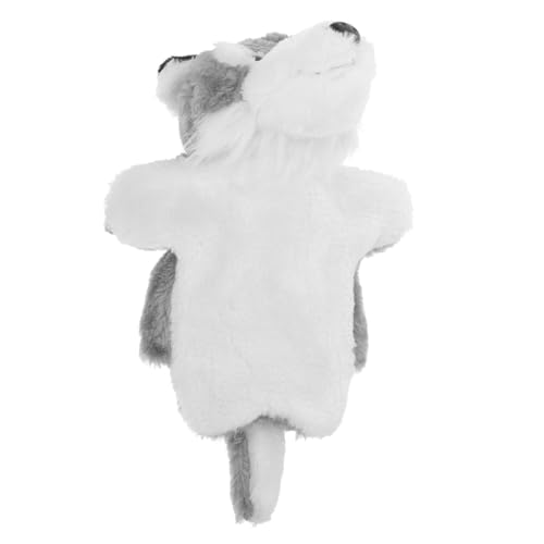 LOPUNER Plüsch Wolf Handpuppe für Interaktives Kuscheltier Weiche Tier handspielpuppe für Rollenspiele und Geschichten Grauer Wolf Sicher und Wiederverwendbar LOPUNER Plüsch Wolf Handpuppe für Interaktives Kuscheltier Weiche Tier handspielpuppe für Rollenspiele und Geschichten Grauer Wolf Sicher und Wiederverwendbar von LOPUNER