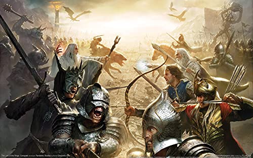 Puzzle 1000 Teile - Der Herr der Ringe - Puzzle for Adults and Children from 14 Years Knobelspiele Puzzle in Panorama Format - Der Herr der Ringe - 75x50cm von LORDOS