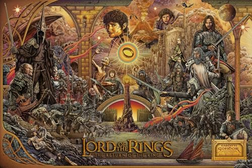 Puzzle 1000 Teile - Herr der Ringe - Puzzle for Adults and Children from 14 Years Knobelspiele Puzzle in Panorama Format 75x50cm von LORDOS