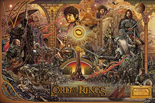 Puzzle 1000 Teile - Herr der Ringe - Puzzle for Adults and Children from 14 Years Knobelspiele Puzzle in Panorama Format 75x50cm von LORDOS